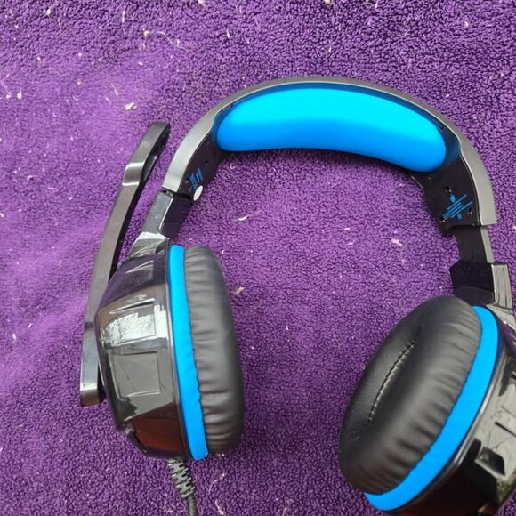 Phoinikas Wired Gaming Headset: Blue - Picture 3 of 3